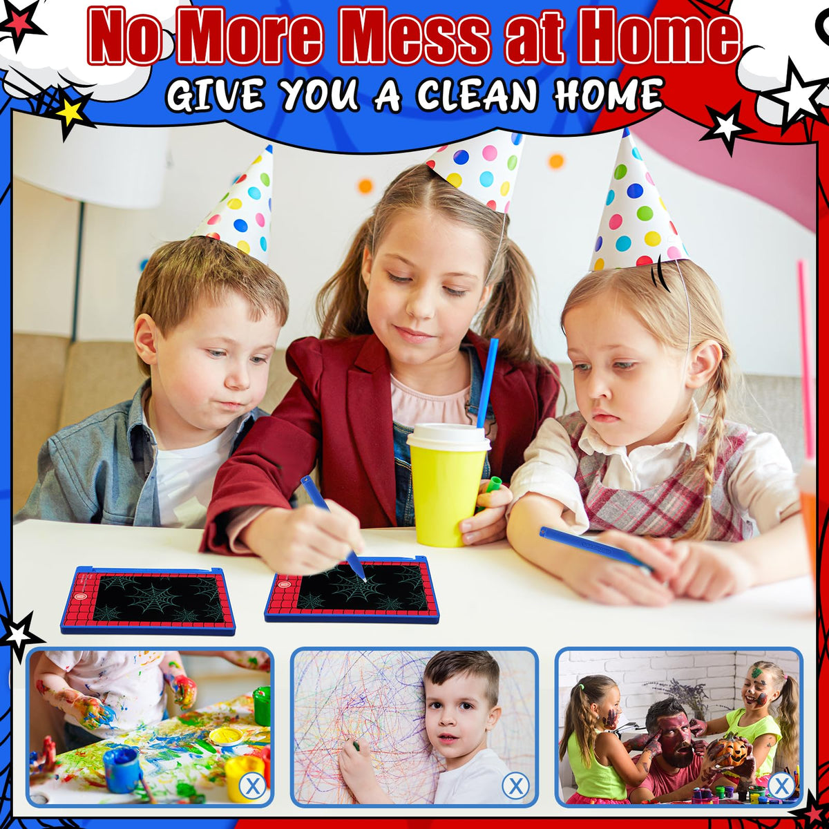 Nezyo 4.6-inch doodle tablet with eye-friendly screen for kids