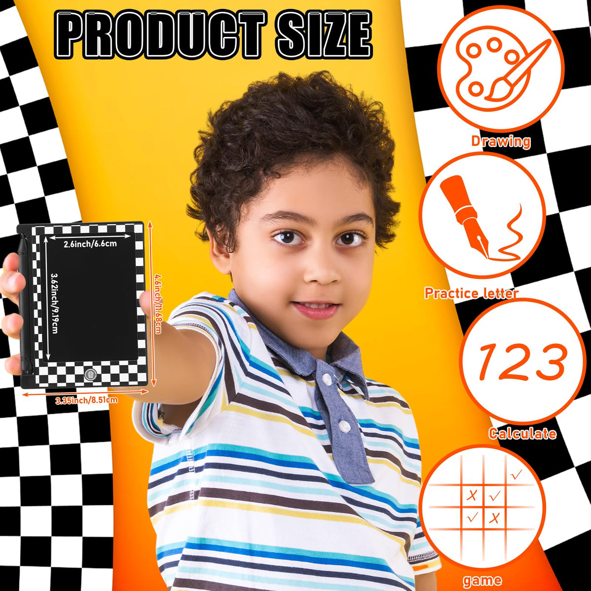 Nezyo erasable drawing pad for kids, keeps mess confined and reusable.
