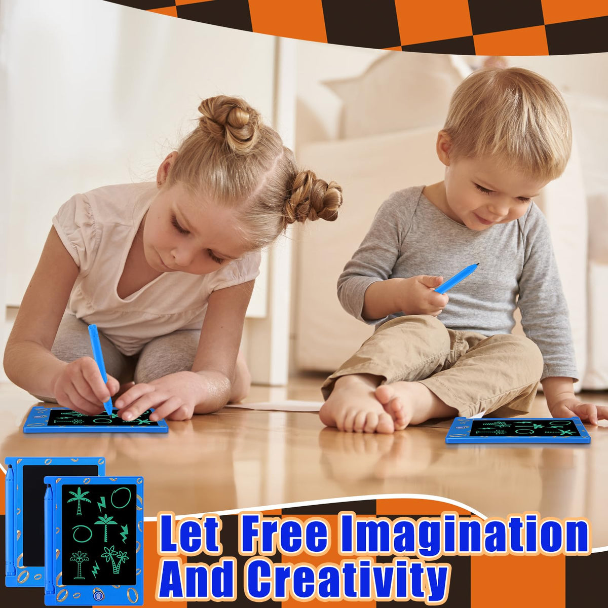 Nezyo kids writing tablet with stylus for drawing and writing
