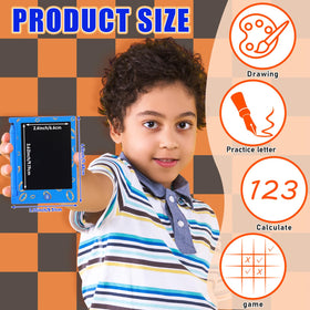 Nezyo mini 4.6 inch erasable drawing pad in blue and gold rings