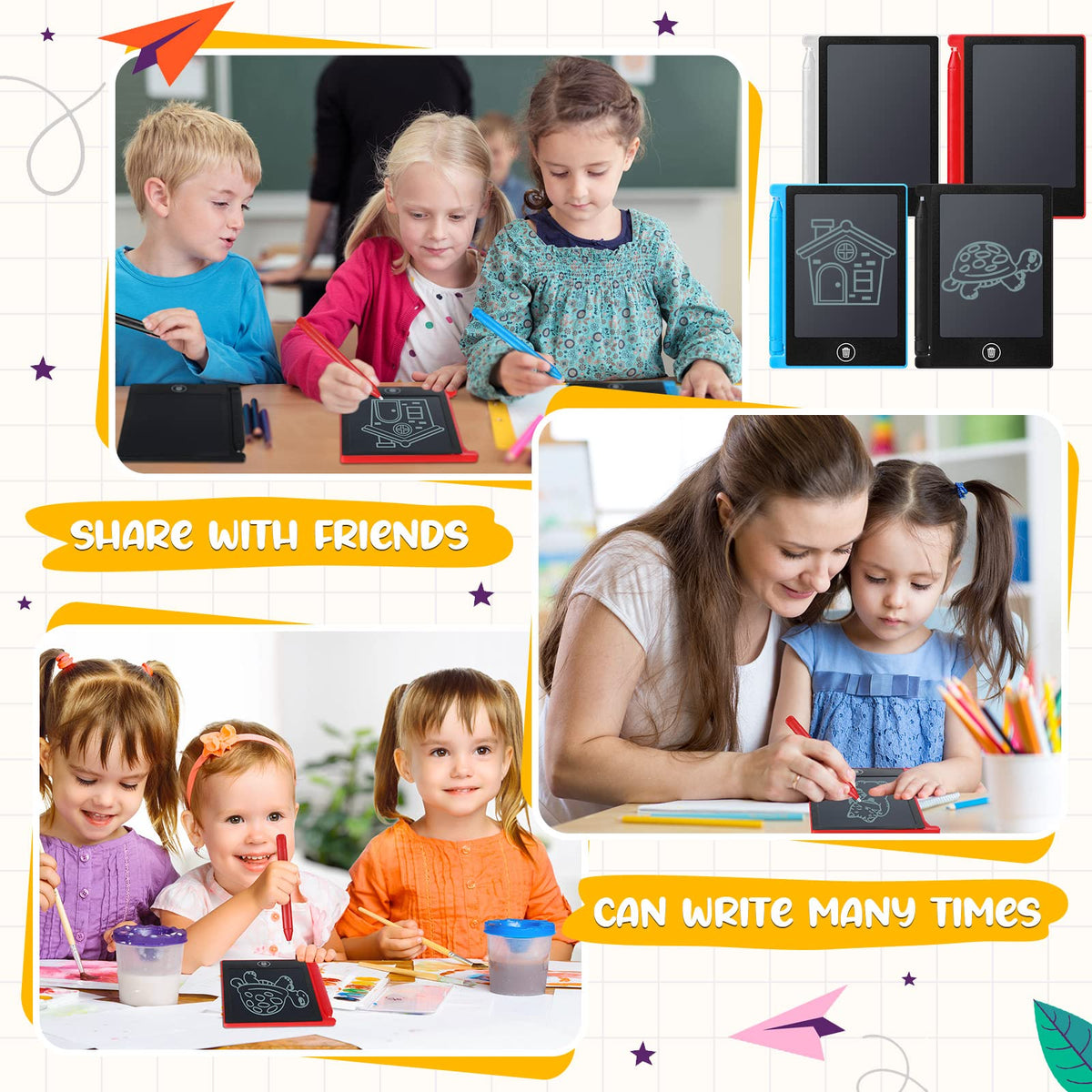 Nezyo portable educational gift—compact writing tablet fits bags and travel.
