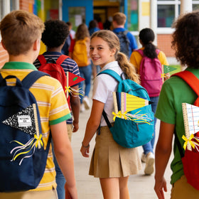 Six styles of pennants for versatile back-to-school decorations with NFAMRZCAR