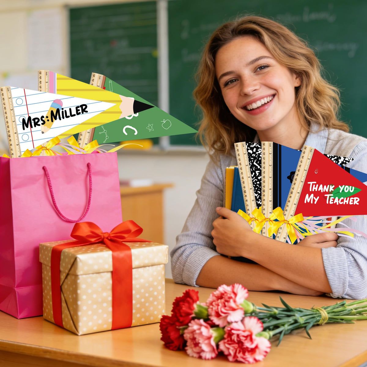 NFAMRZCAR teacher appreciation decor ideal for classrooms and gifts