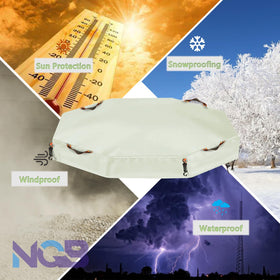 NGB octagonal sandbox cover provides all-weather protection year-round