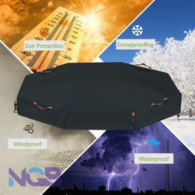 NGB octagonal sandbox cover reflective handles boost night visibility and safe handling.