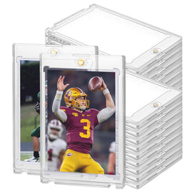 Ngdiluxury 100pt magnetic card holders provide crystal-clear visibility and reliable 36-pack protection.