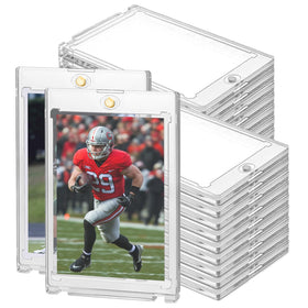 Ngdiluxury 130pt magnetic card holder with crystal-clear visibility for trading cards