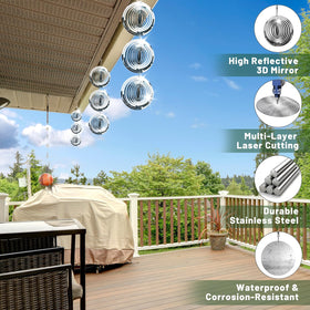 Ngdiluxury Bird Deterren connecting hooks help customize bird deterrent setup