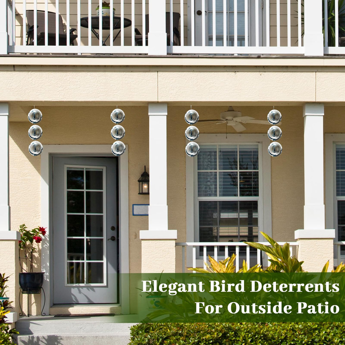 Ngdiluxury Bird Deterren stainless-steel disc adds durability and elegance to outdoor spaces
