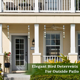 Ngdiluxury Bird Deterren stainless steel design withstands sun and snow.