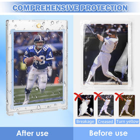Ngdiluxury diamond-cut corner protection preserves card shape and prevents wear.