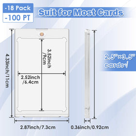 Ngdiluxury front view of the one-card touch holder showing crystal-clear visibility.