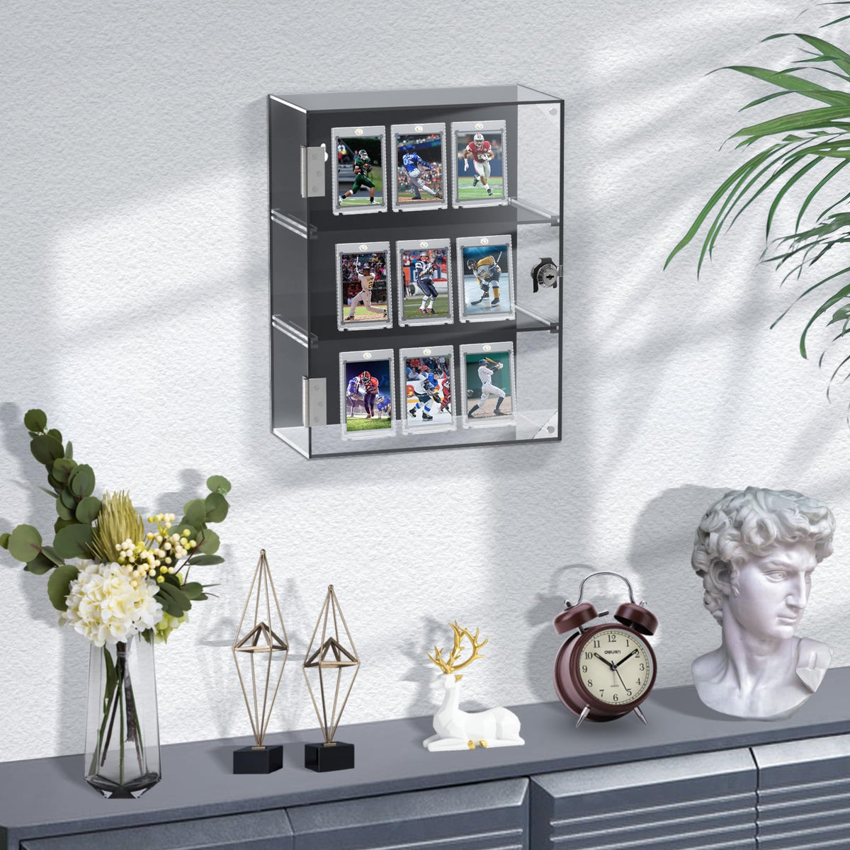 Ngdiluxury clear protectors keep sports cards visible while guarding against bending.