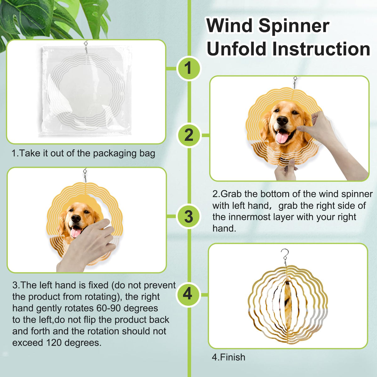 Ngdiluxury wind spinner blank ideal for DIY gifts and decorative displays