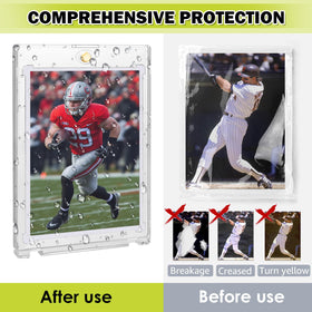 Ngdiluxury UV-resistant protector shields cards from fading and wear