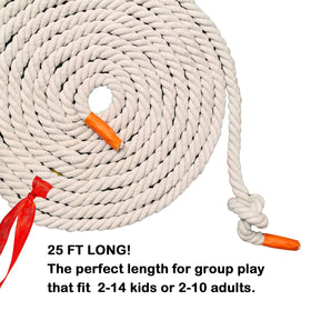 Referee flags for Niantime tug of war rope to signal turns
