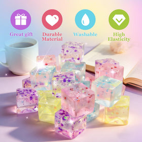niaosiben colorful fidget cubes pack—bright hues for focus and mood