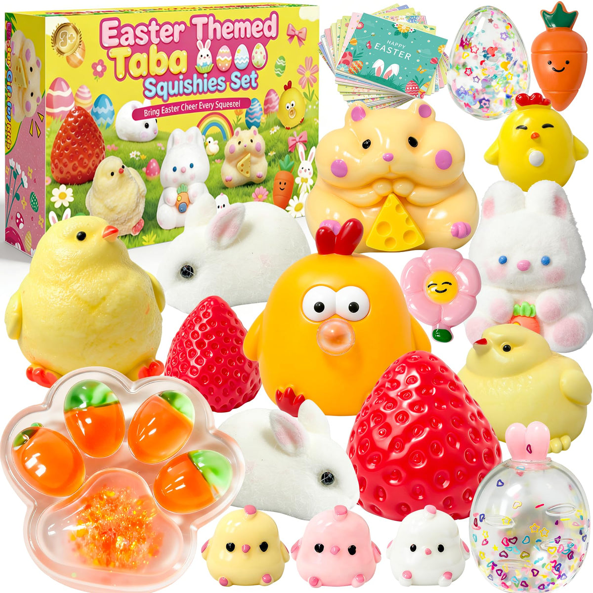 niaosiben Easter Taba Squishy Kit packaging for easy gifting and display