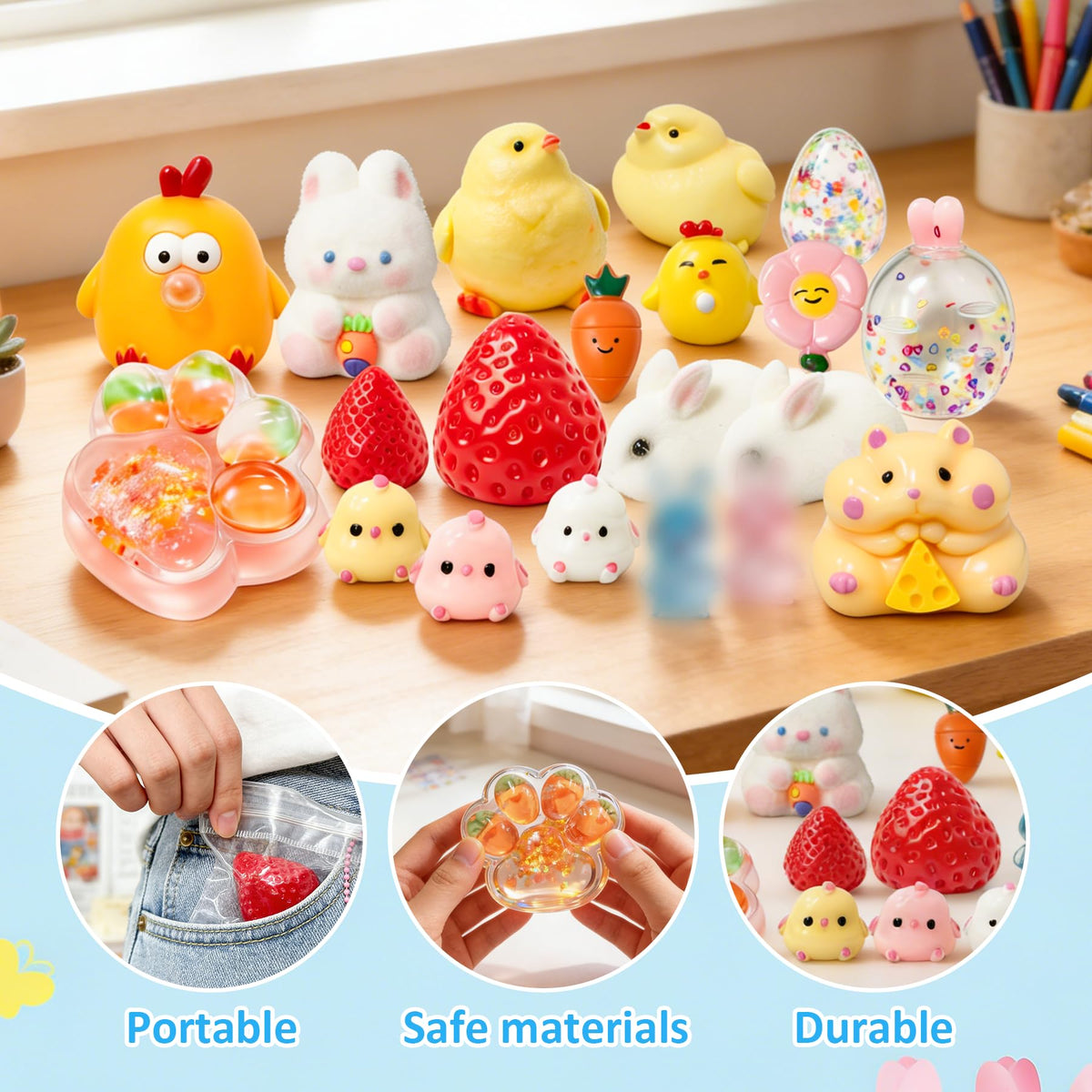 niaosiben squishy stress balls for focus and relaxation during work or study