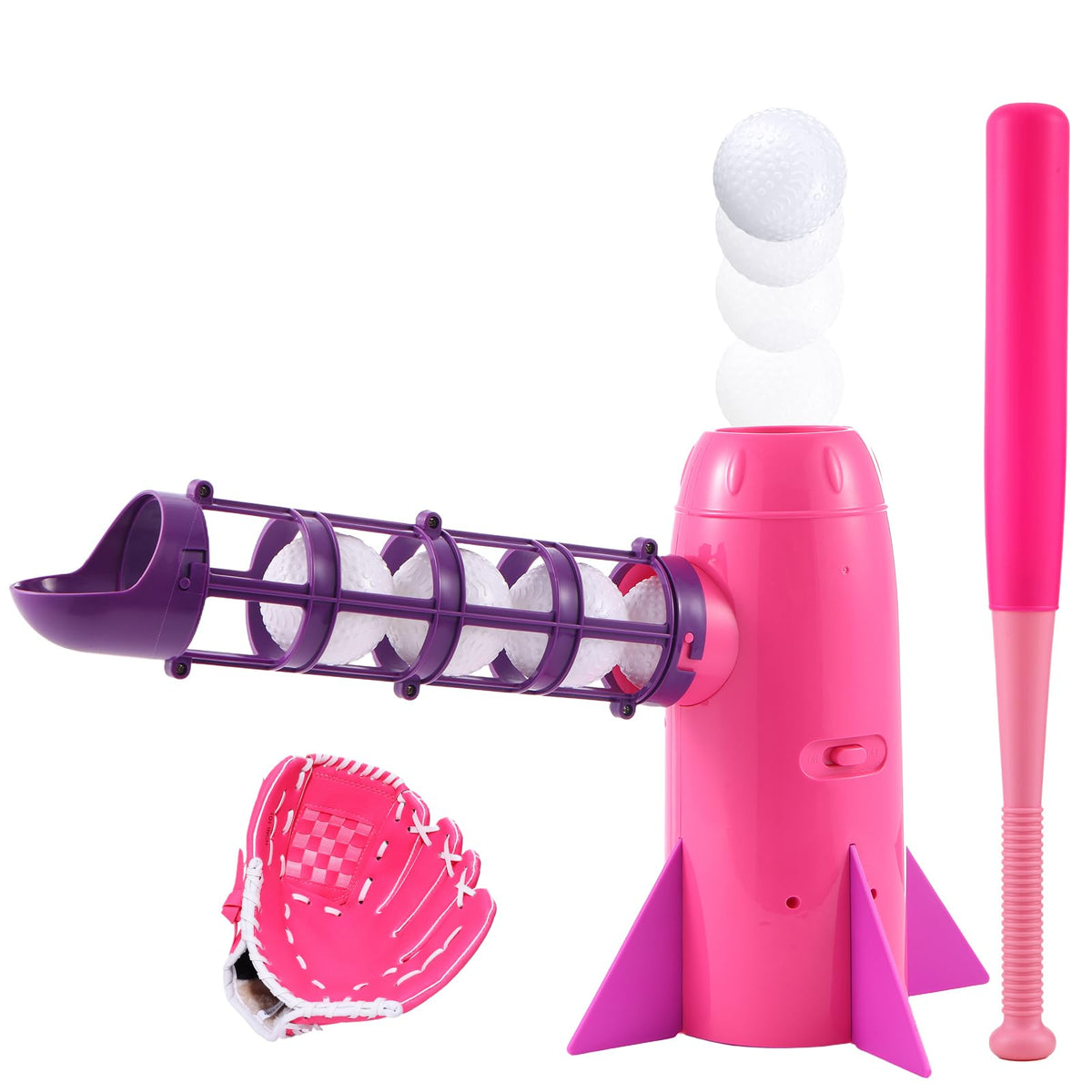 NIBBaNACAL pop-up baseball popper in action delivering steady practice for young hitters