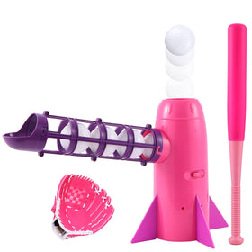NIBBaNACAL pop-up baseball popper in action delivering steady practice for young hitters