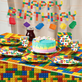 NICDIY building block 7-inch plates provide kid-friendly portions