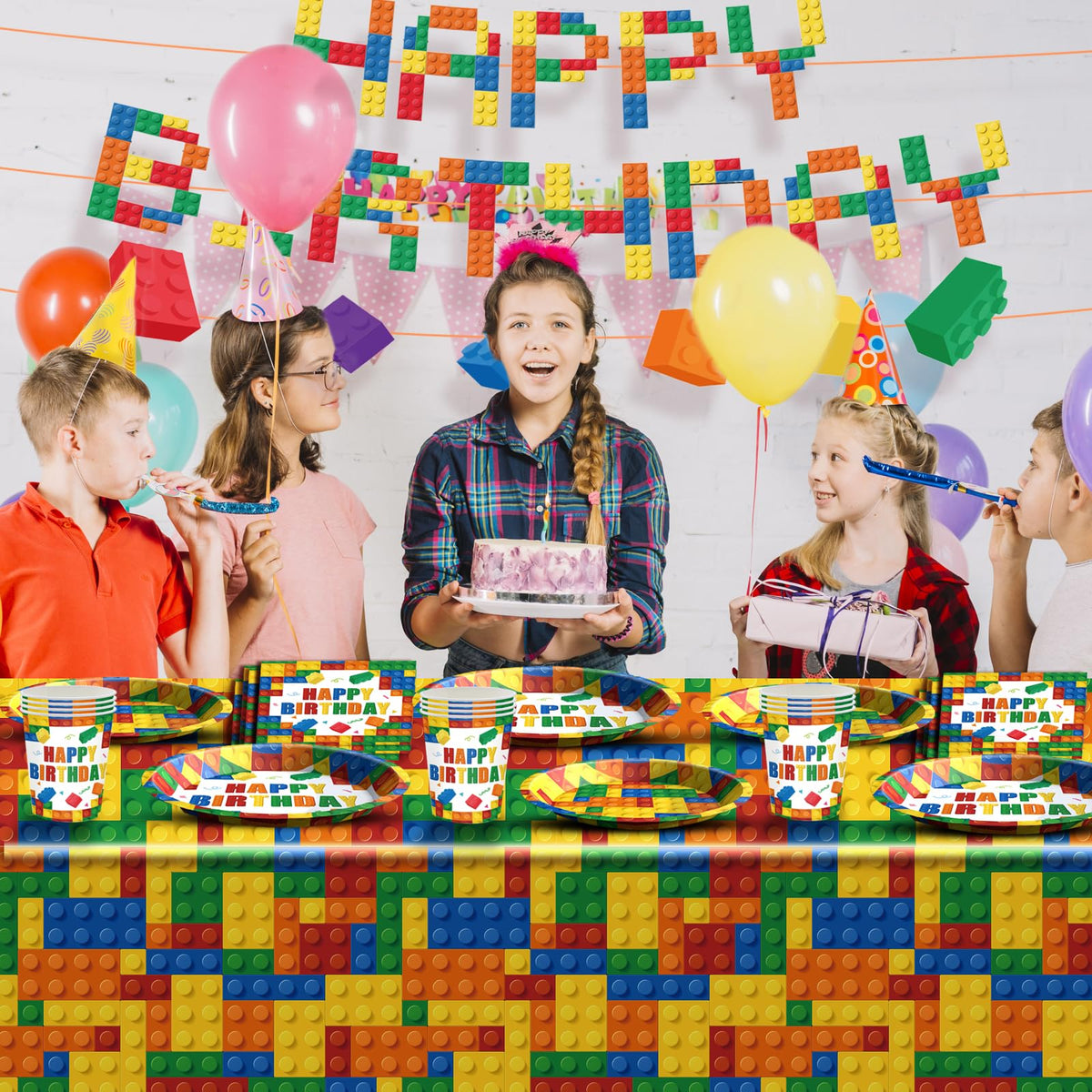 NICDIY block party decor collection ties the look together for a cohesive setup