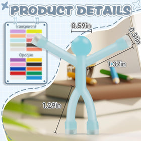 Nice magnets transparent magnetic figures on whiteboard with clear visibility for reminders