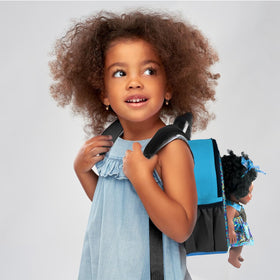 Nice2you black doll with dress and curly hair ready for styling and dress-up fun
