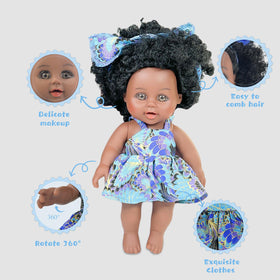 Nice2you premium vinyl PVC doll, durable and washable for everyday adventures