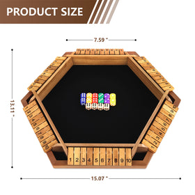 Nicecho Shut The Box 16-dice-set for varied math challenges.
