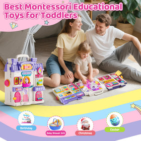 Nicella Busy Board durable construction with smooth edges and portable handle