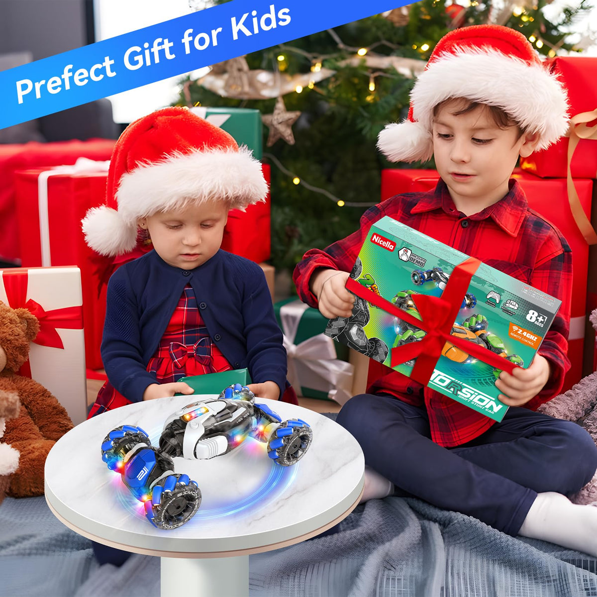 Nicella LED lights and sound enhance nighttime play sessions