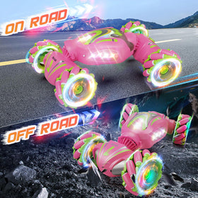 Nicella pink RC car with gesture watch for intuitive play
