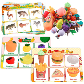 Nicella sorting toddlers set with 9 themes boosts early categorization skills during play