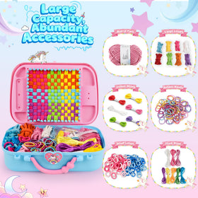 Nicella storage case keeps loom kit organized for easy transport.