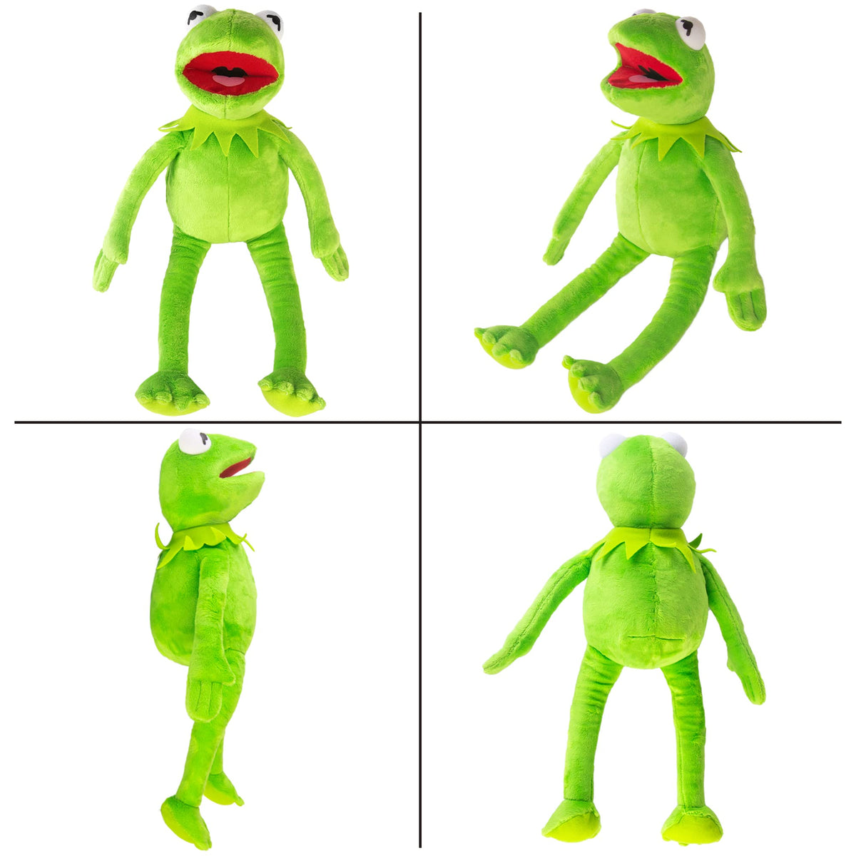NICERINC Kermit the Frog Plush features detailed design.