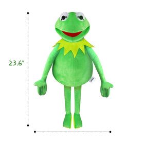 NICERINC Kermit puppet soft plush texture invites gentle hugging and comfortable handling.