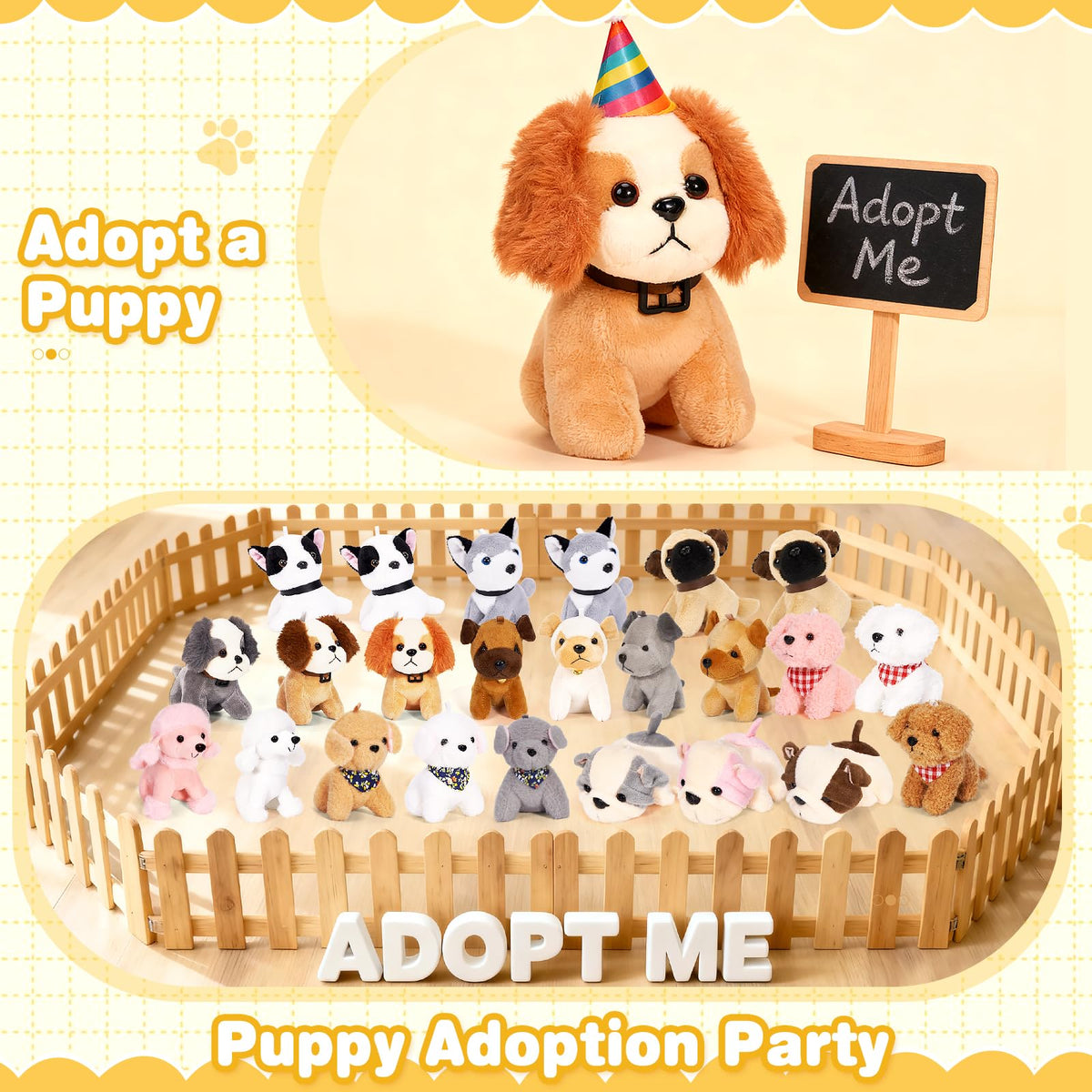 Niceup retriever plush toy, safe small-size for kids' gifts.