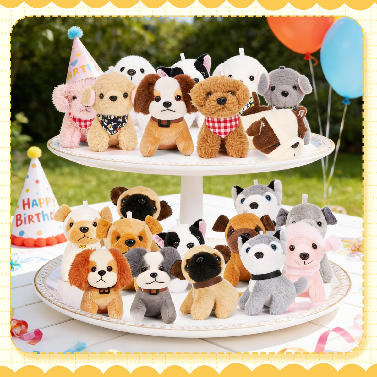 Niceup husky plush puppy, compact buddy for daily adventures.