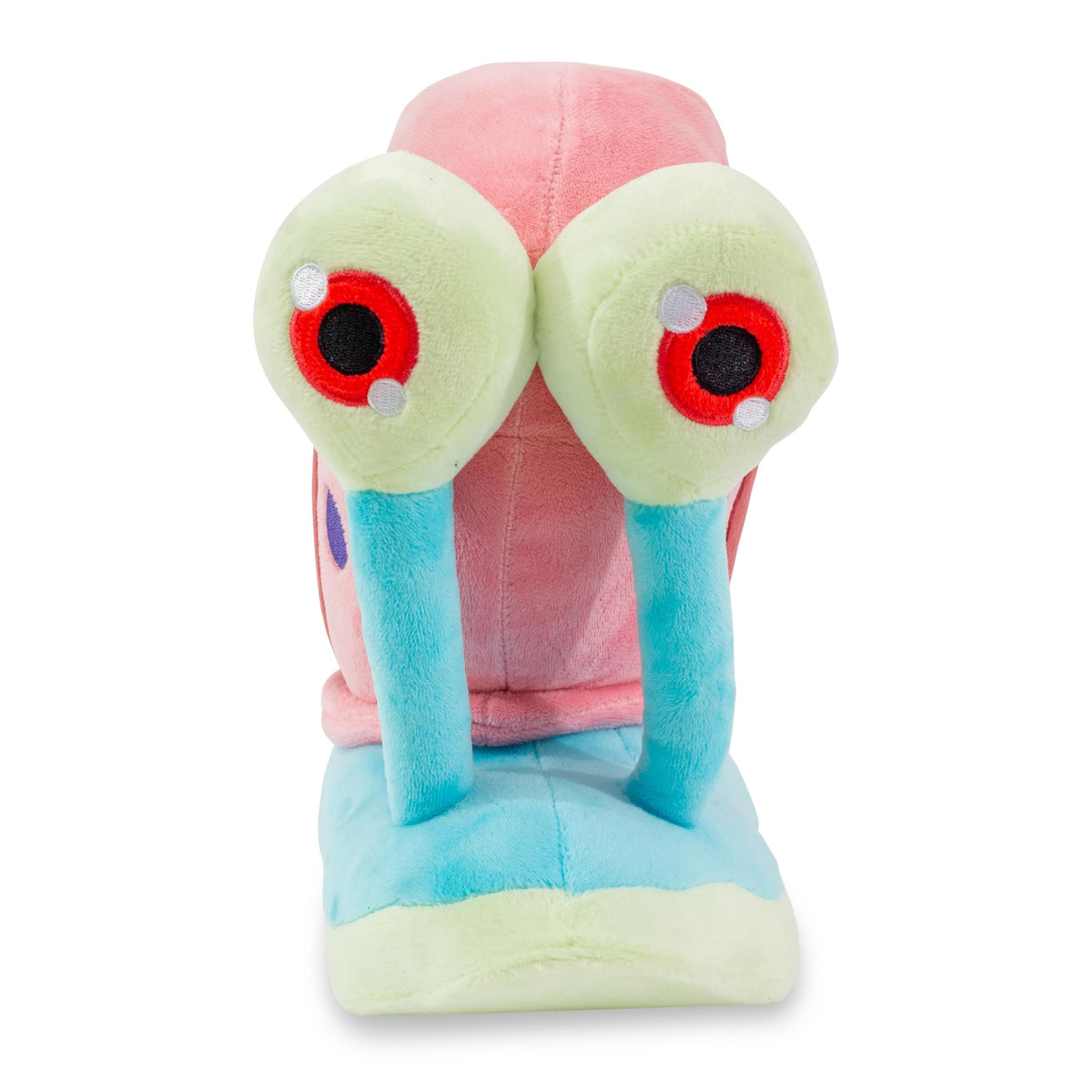 Nickelodeon Gary plush face hug, soft cuddle friend for bedtime stories.