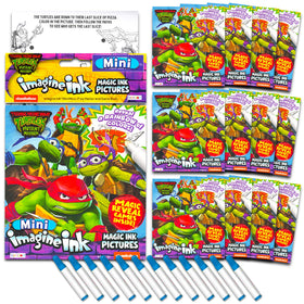 Nickelodeon TMNT Imagine Ink book set cover for mess-free coloring fun.
