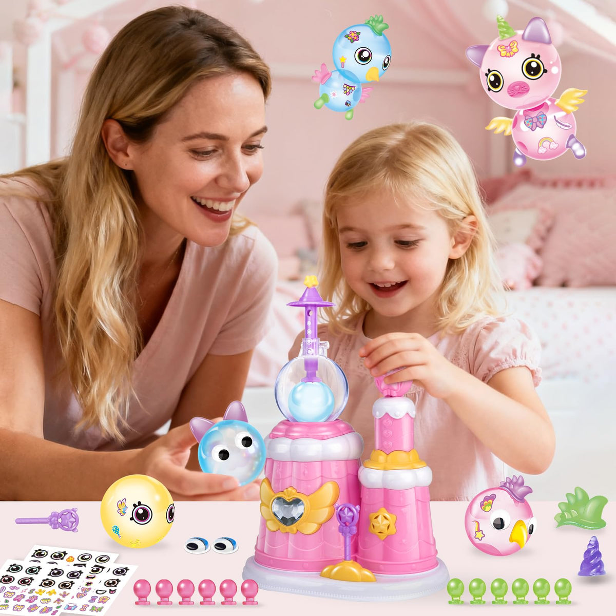 Nicknack elastic, pop-resistant balloons withstand energetic play.