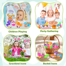 Nicknack portable Easter eggs for party favors are easy to carry and share.