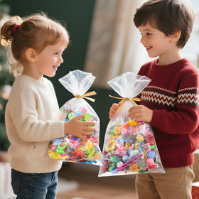 nicknack 300pcs assortment of tiny prizes for pinatas and reward boxes.