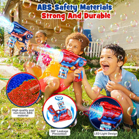 Nicmore bubble gun light-up effect boosts visual excitement