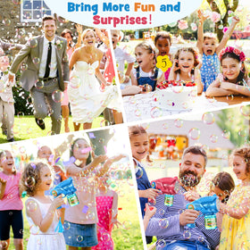 Nicmore Bubble Gun in outdoor setting demonstrates quick setup and sharing.