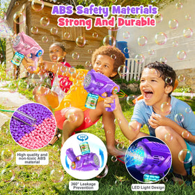 Nicmore bubble solution two bottles for continuous bubble action