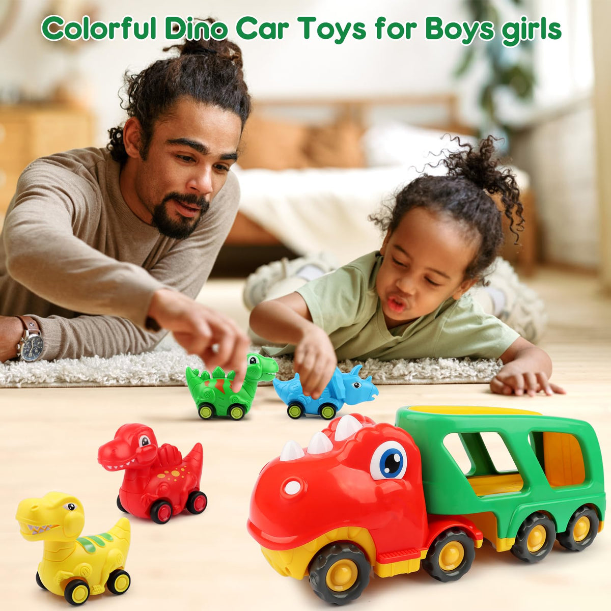 Nicmore carrier with detachable cab and trailer for flexible play