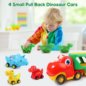 Nicmore truck with headlight buttons for interactive pretend play